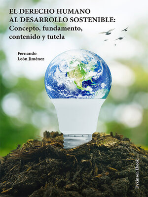 cover image of El derecho humano al desarrollo sostenible